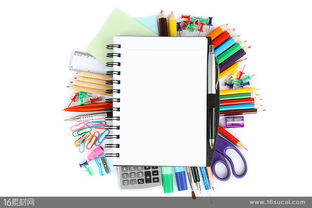 七彩办公用品高清摄影图片 为办公设备及耗材注入活力